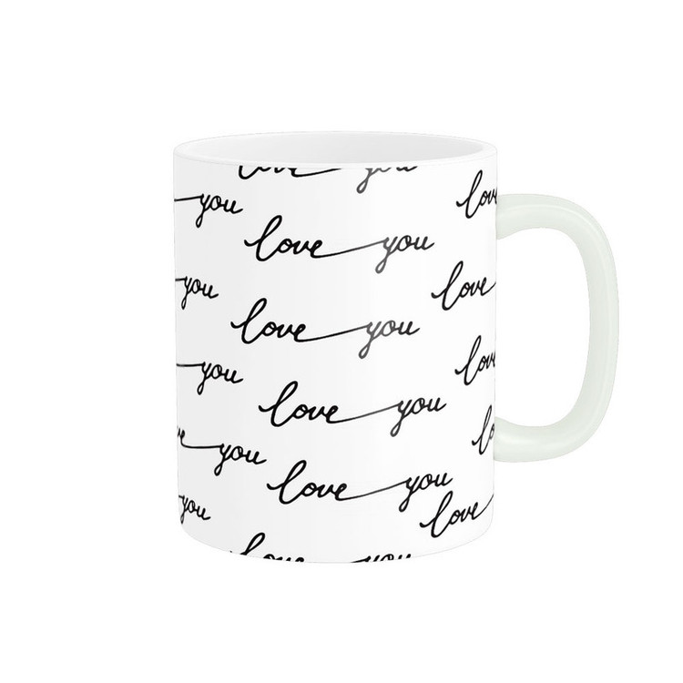 ماگ پادآفرین مدل عشق طرح قلب LOVE کد p6330
