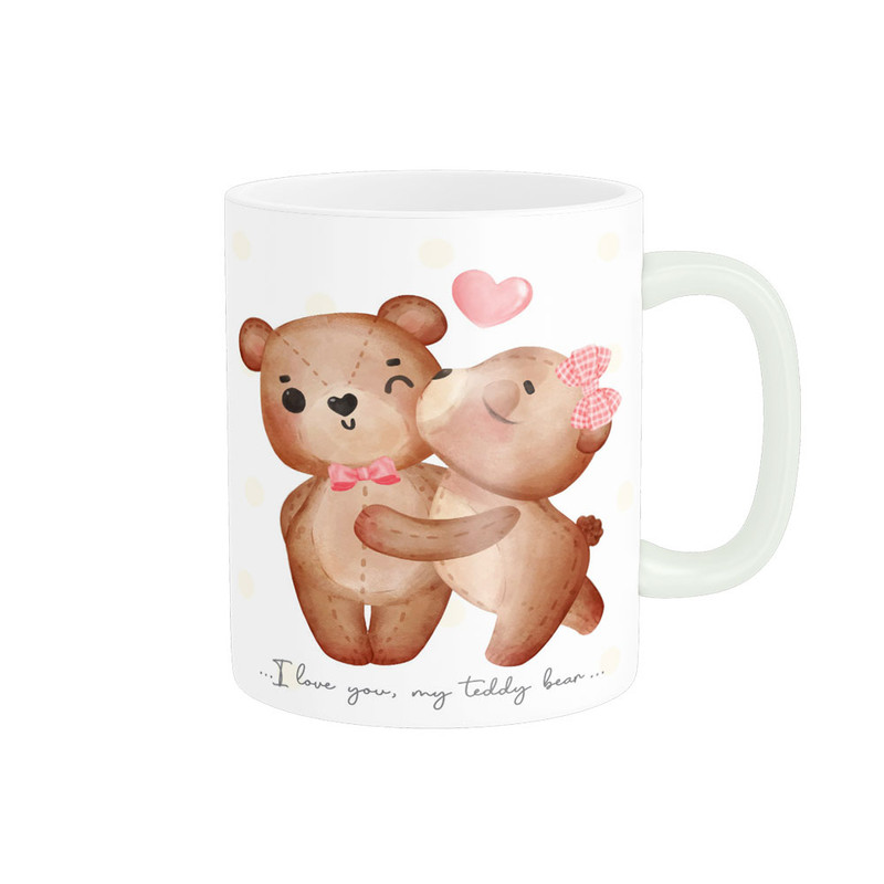 ماگ پادآفرین مدل عشق طرح قلب LOVE کد p6370