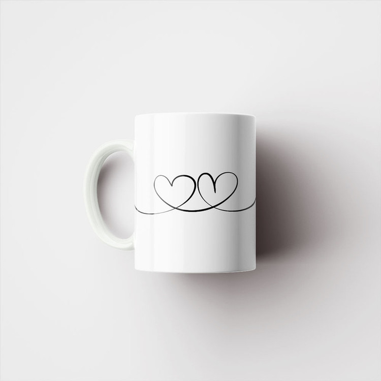 ماگ پادآفرین مدل عشق طرح قلب LOVE کد p6320