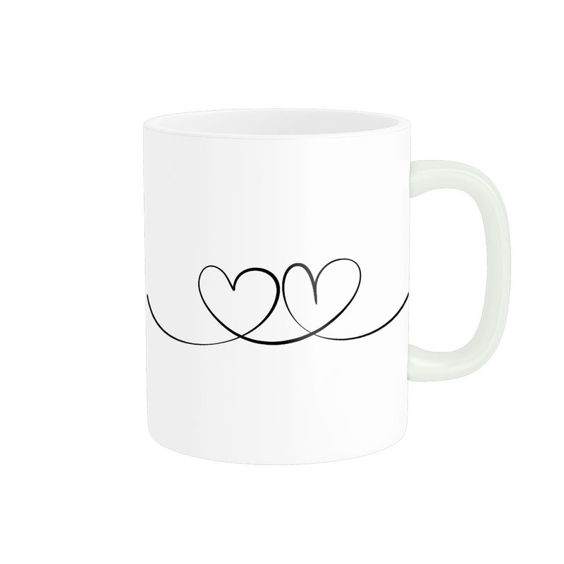 ماگ پادآفرین مدل عشق طرح قلب LOVE کد p6320