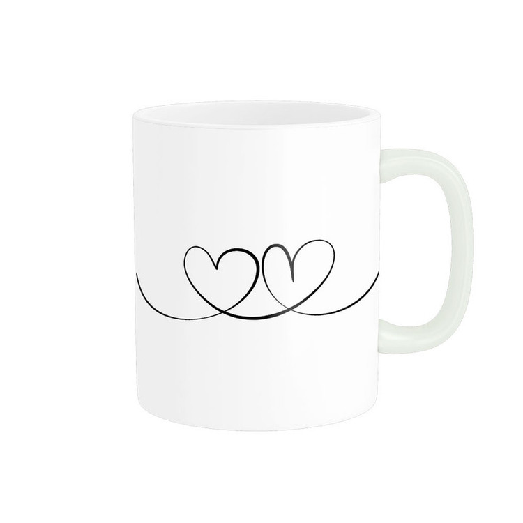 ماگ پادآفرین مدل عشق طرح قلب LOVE کد p6320