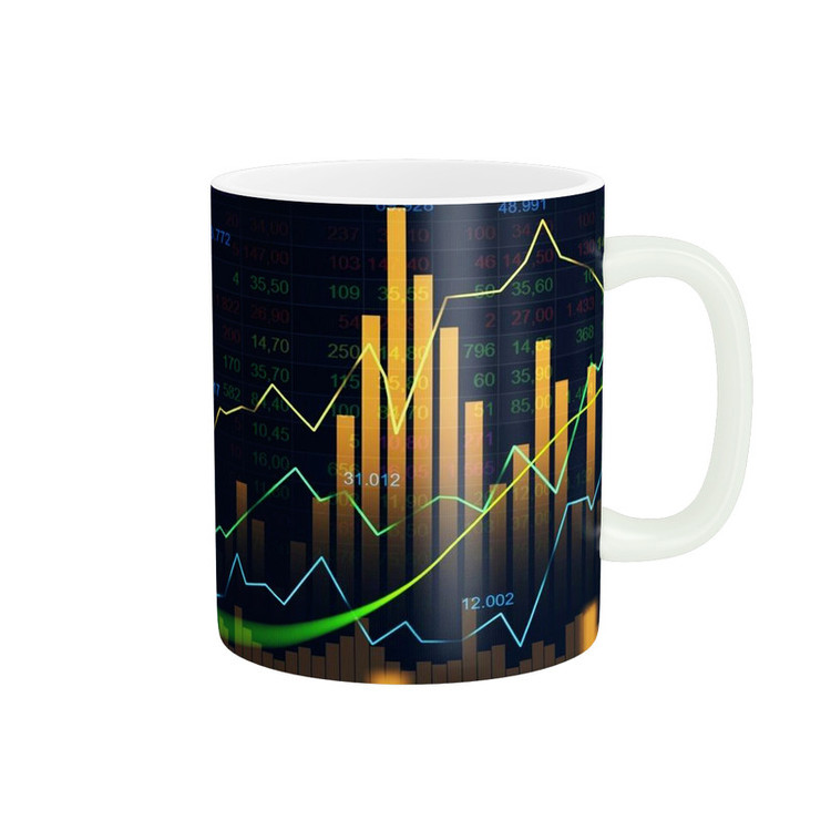 ماگ پادآفرین مدل ترید بورس بازارمالی تریدر کد p2962