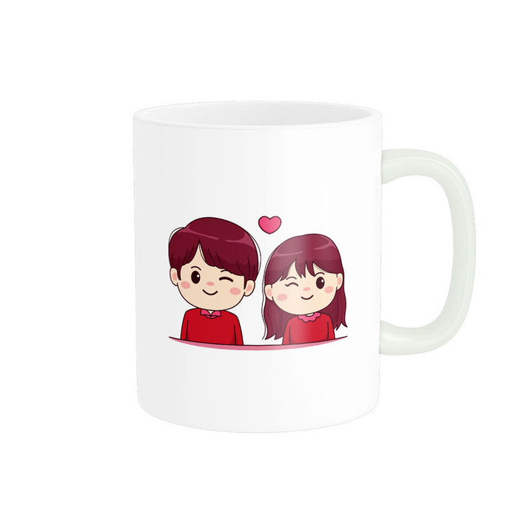 ماگ پادآفرین مدل عشق طرح قلب LOVE کد p6389