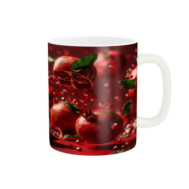 ماگ پاد آفرین مدل فانتزی طرح پاییزی شب یلدا شب چله انار کد p11590