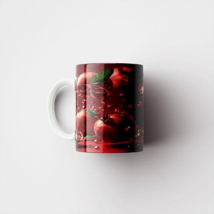 ماگ پاد آفرین مدل فانتزی طرح پاییزی شب یلدا شب چله انار کد p11590