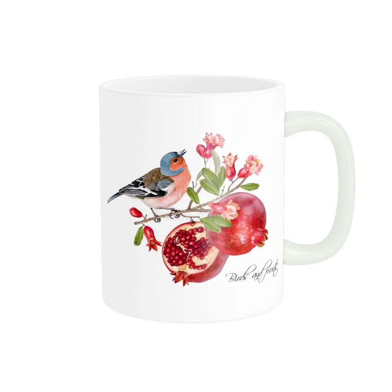 ماگ پاد آفرین مدل فانتزی طرح پاییزی شب یلدا شب چله انار کد p11643