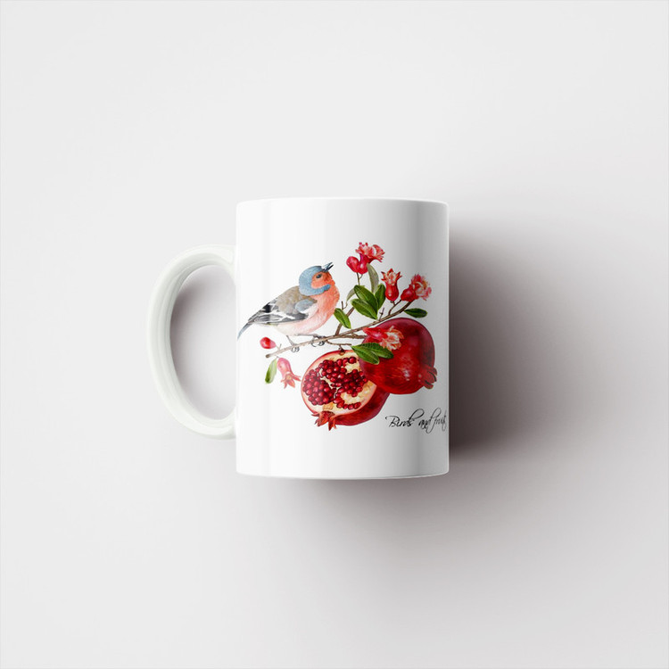 ماگ پاد آفرین مدل فانتزی طرح پاییزی شب یلدا شب چله انار کد p11643