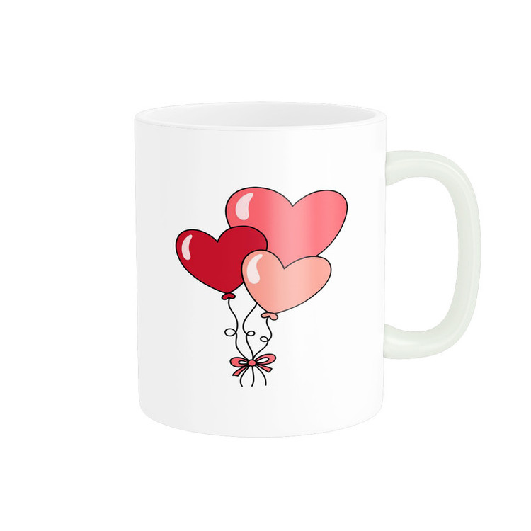 ماگ پاد آفرین مدل فانتزی طرح قلب عشق love عاشقانه کد p12007