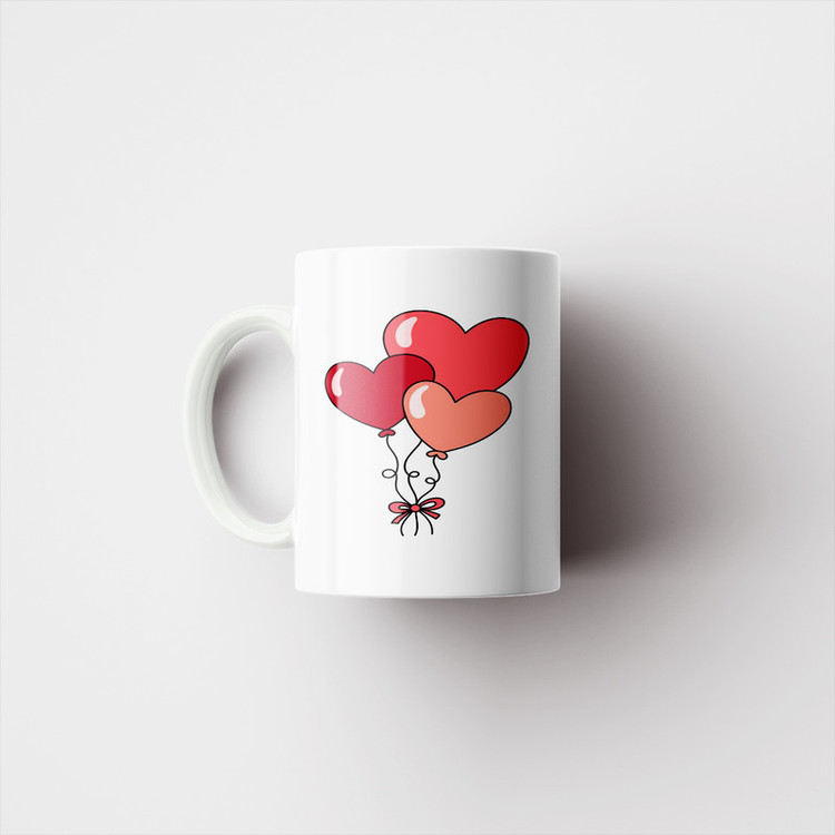 ماگ پاد آفرین مدل فانتزی طرح قلب عشق love عاشقانه کد p12007