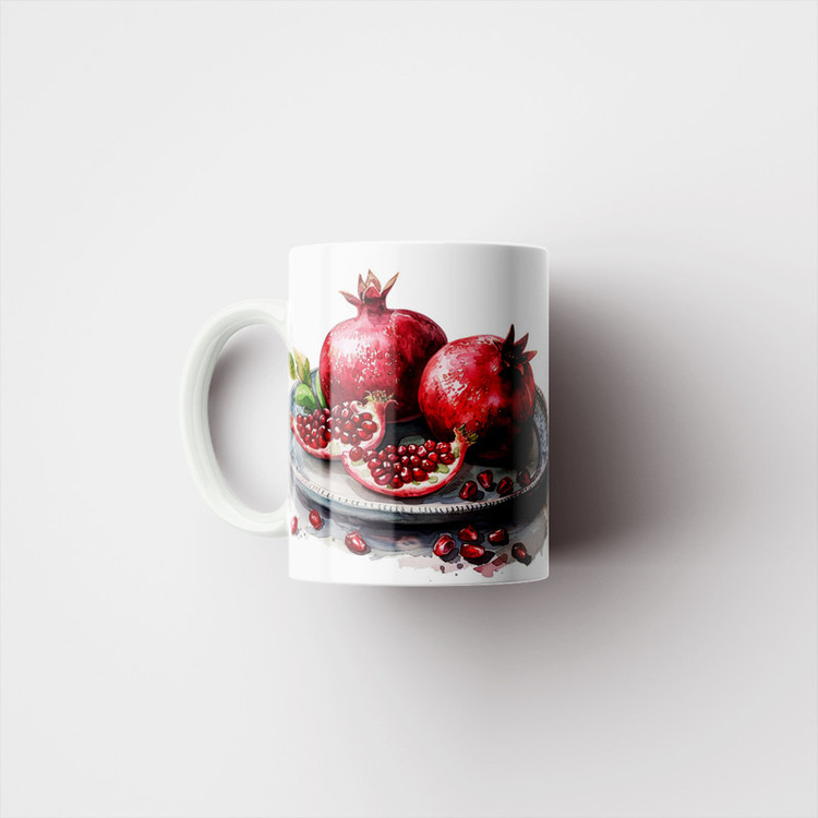 ماگ پاد آفرین مدل فانتزی طرح پاییزی شب یلدا شب چله انار کد p11689