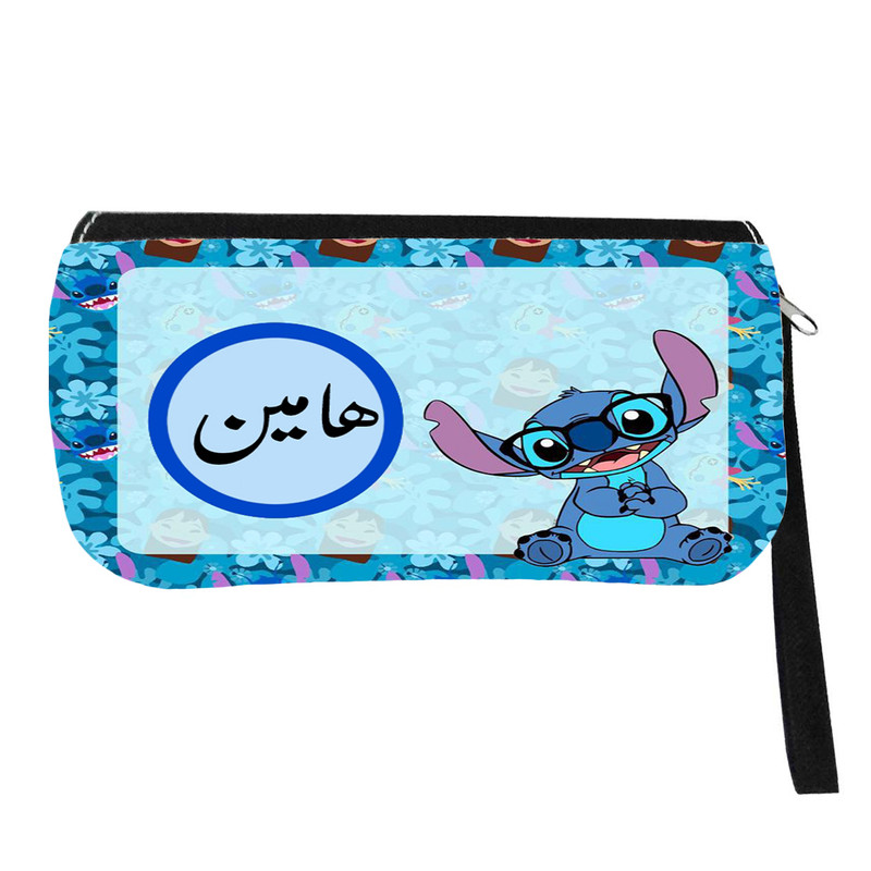 جامدادی مدل اسم شخصی طرح لیلو و استیچ اسم هامین کد 0541