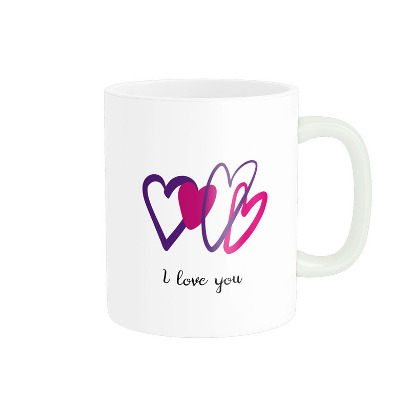 ماگ پادآفرین مدل عشق طرح قلب LOVE کد p6255