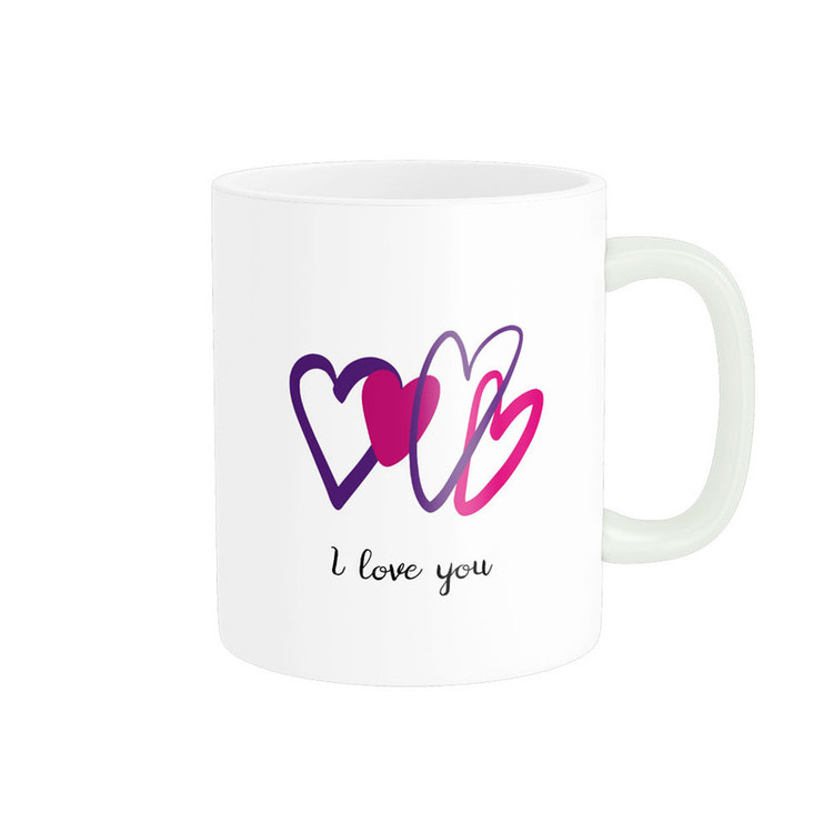 ماگ پادآفرین مدل عشق طرح قلب LOVE کد p6255