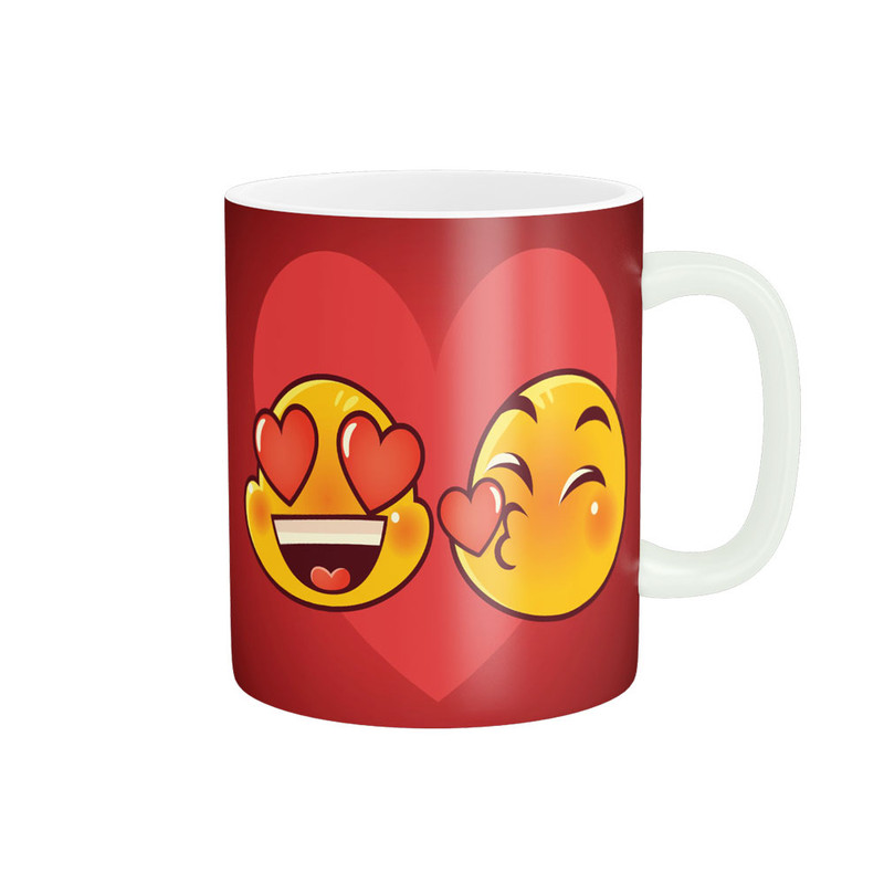 ماگ پادآفرین مدل عشق طرح قلب LOVE کد p6302
