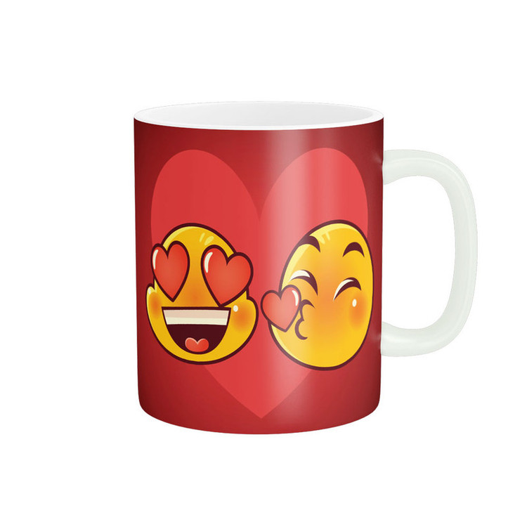 ماگ پادآفرین مدل عشق طرح قلب LOVE کد p6302