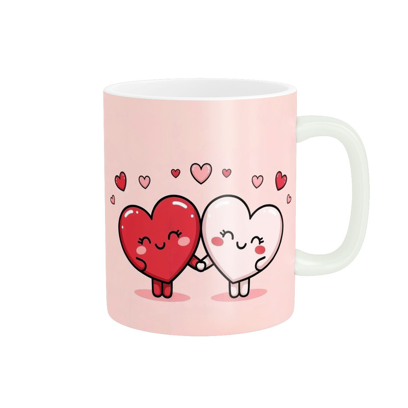 ماگ پاد آفرین مدل فانتزی طرح قلب عشق love عاشقانه کد p12012