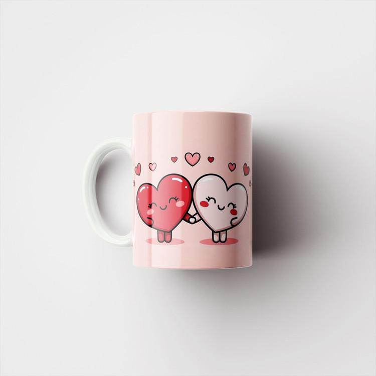 ماگ پاد آفرین مدل فانتزی طرح قلب عشق love عاشقانه کد p12012