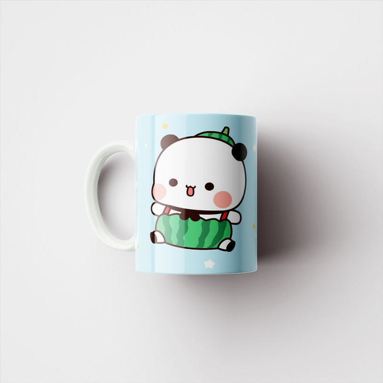 ماگ پادآفرین مدل یلدایی شب یلدا شب چله طرح انار و هندوانه کد p2674