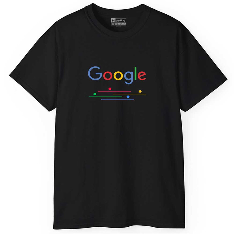 تی شرت آستین کوتاه مردانه پاد آفرین مدل google کد 0174