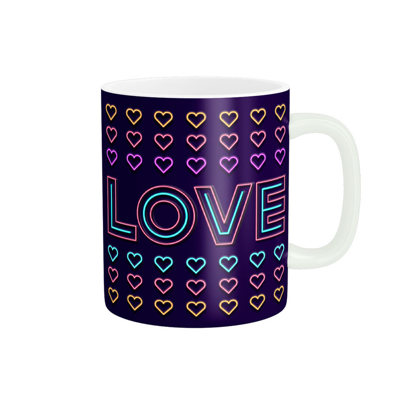 ماگ پادآفرین مدل عشق طرح قلب LOVE کد p6224
