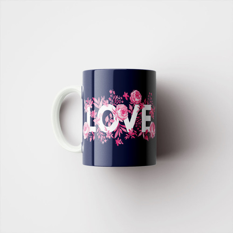 ماگ پادآفرین مدل عشق طرح قلب LOVE کد p6229