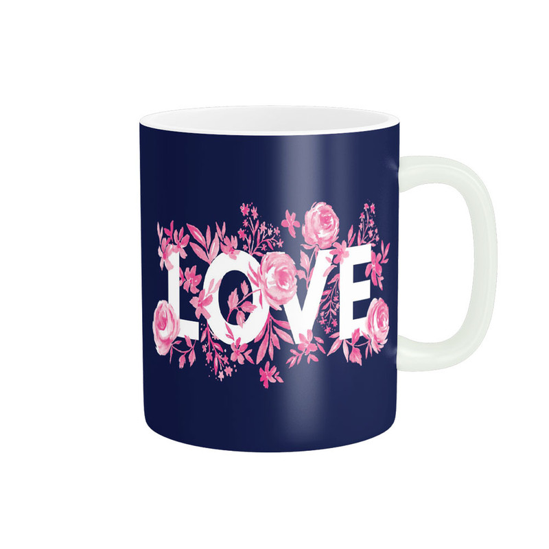 ماگ پادآفرین مدل عشق طرح قلب LOVE کد p6229