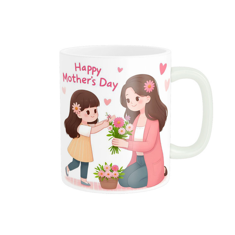 ماگ پادآفرین مدل روز مادر روز زن طرح روز مادر مبارک کد p2747
