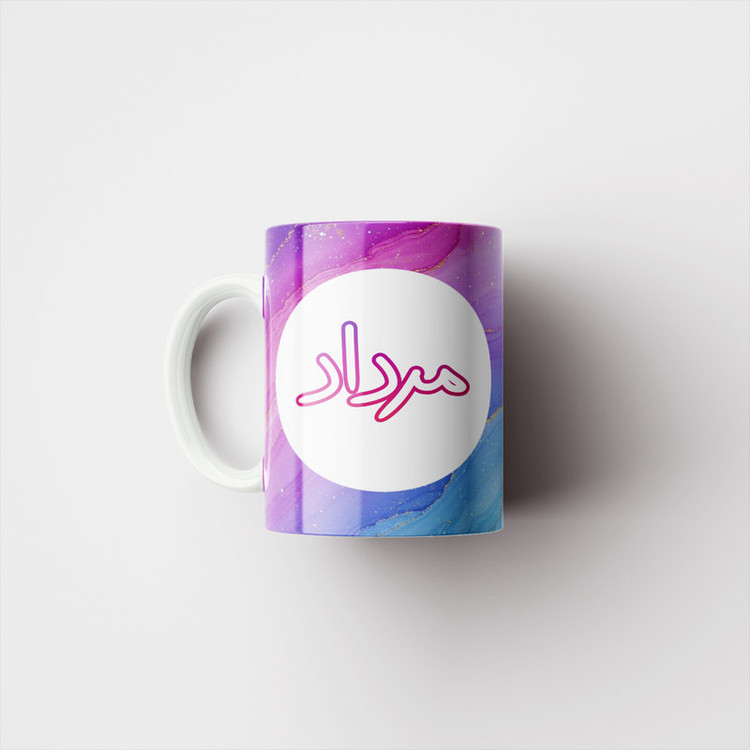 ماگ پاد آفرین مدل ماه تولد طرح ماه مرداد کادو تولد کد p11229