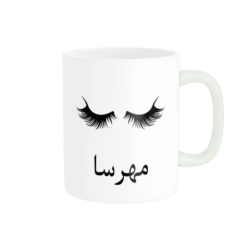 ماگ ناریکو مدل لیوان شخصی طرح اسم مهرسا کد 014220