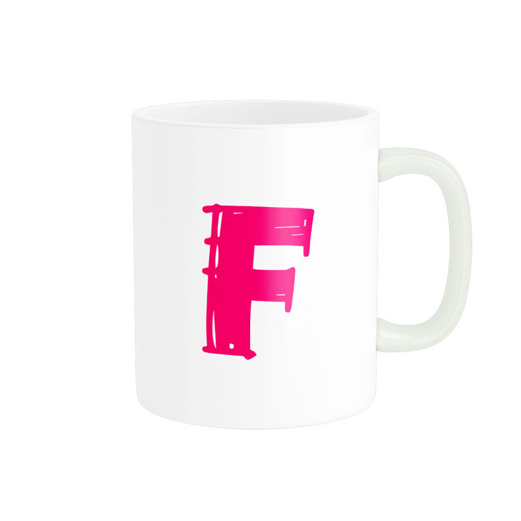 ماگ پادآفرین مدل حرف اول اسم F کد p8485