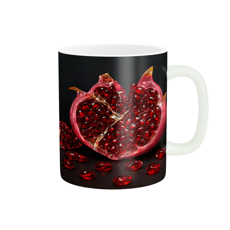 ماگ پاد آفرین مدل فانتزی طرح پاییزی شب یلدا شب چله انار کد p11645