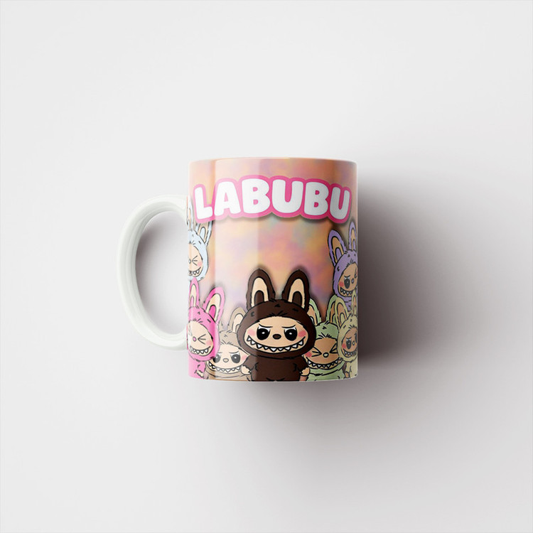 ماگ پاد آفرین مدل فانتزی طرح عروسک لبوبو Labubu ترند کد p10667