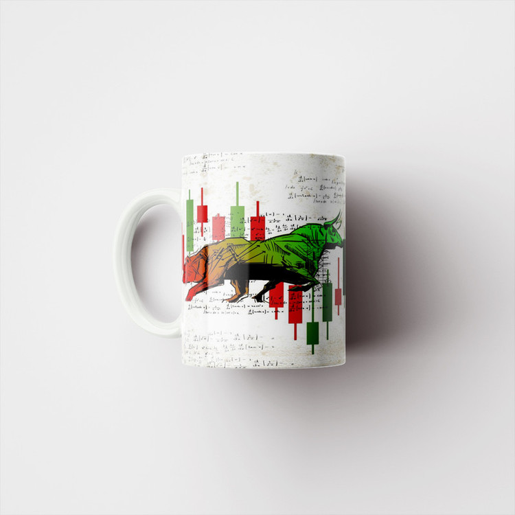 ماگ پادآفرین مدل ترید بورس بازارمالی تریدر کد p2979