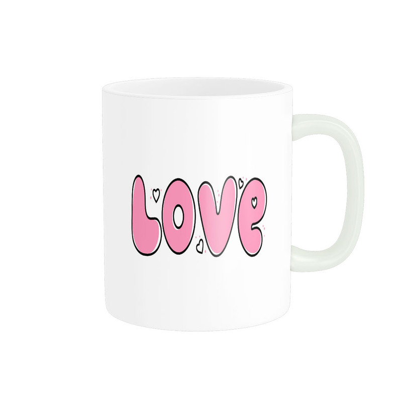 ماگ پادآفرین مدل عشق طرح قلب LOVE کد p6261