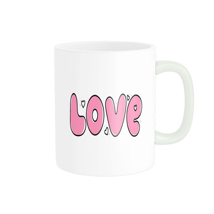 ماگ پادآفرین مدل عشق طرح قلب LOVE کد p6261
