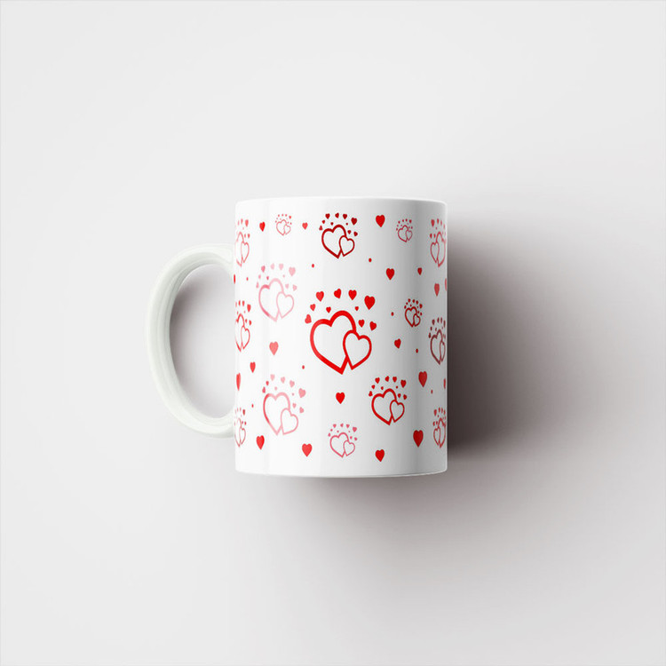 ماگ پادآفرین مدل عشق طرح قلب LOVE کد p6309