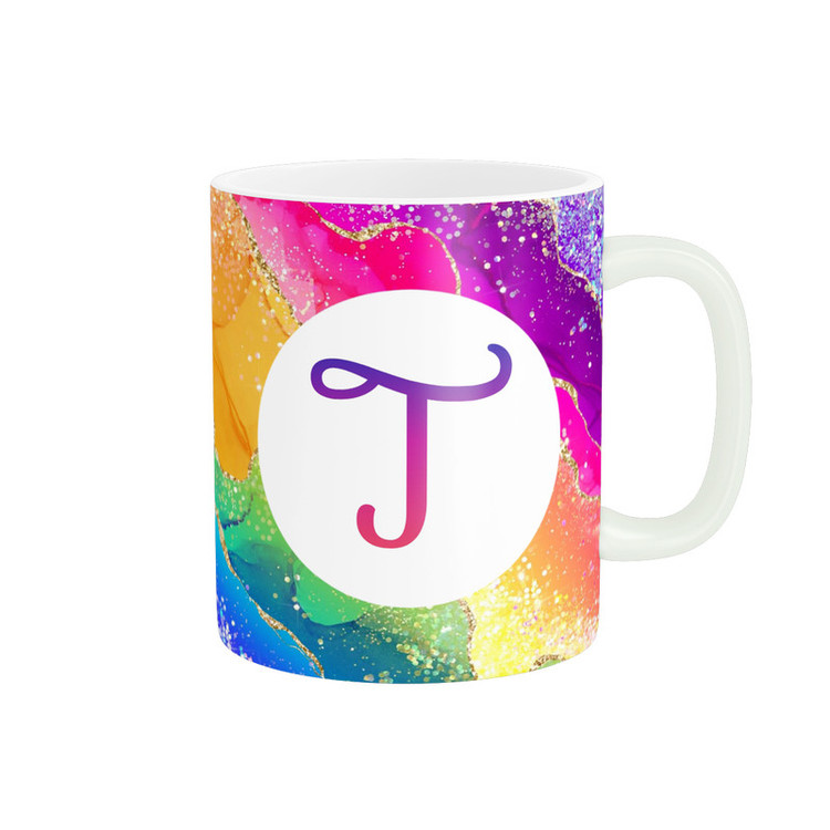 ماگ پاد آفرین مدل اسم شخصی فانتزی طرح اول اسم حرف T کد p11293