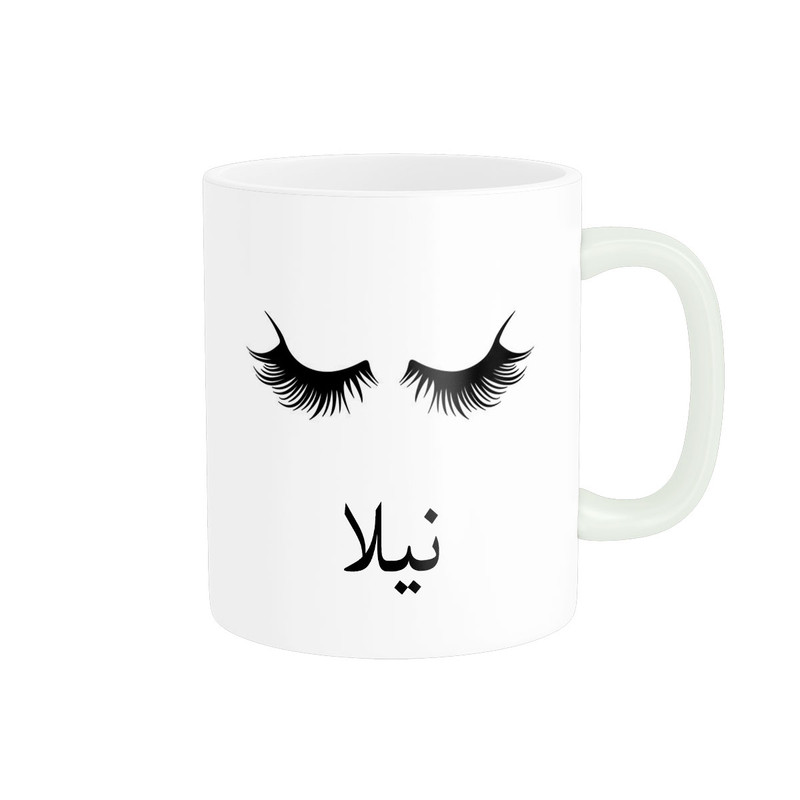 ماگ ناریکو مدل لیوان شخصی طرح اسم نیلا کد 014117