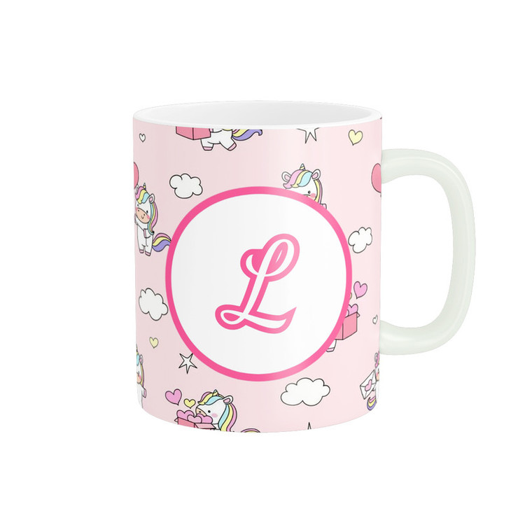 ماگ پاد آفرین مدل اسم شخصی فانتزی طرح اول اسم حرف L کد p11286