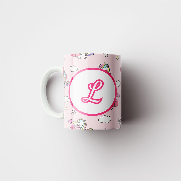 ماگ پاد آفرین مدل اسم شخصی فانتزی طرح اول اسم حرف L کد p11286