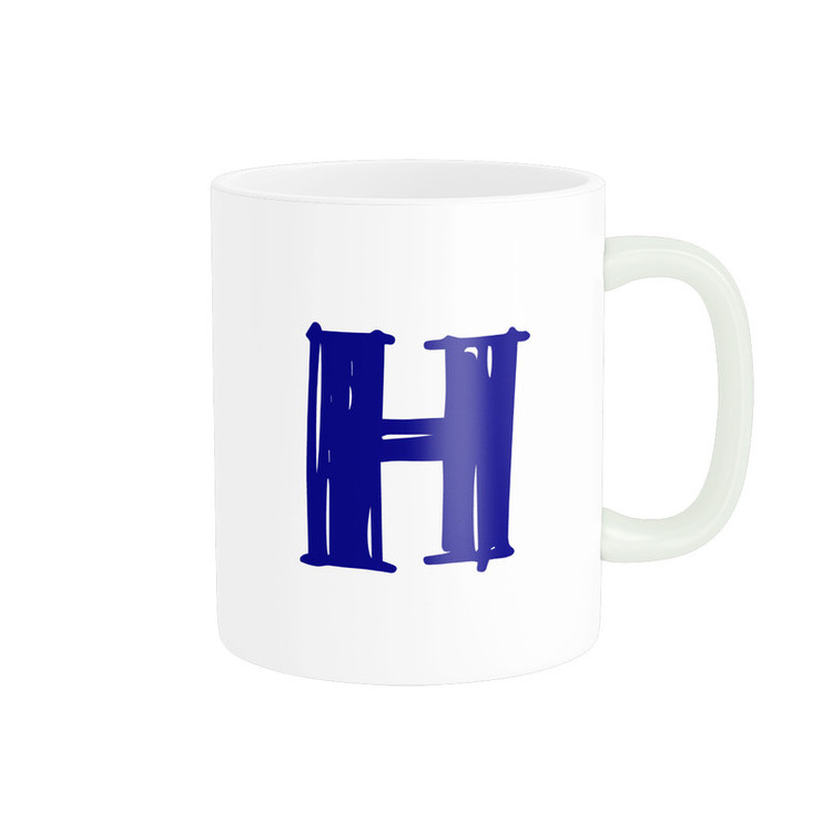 ماگ پادآفرین مدل حرف اول اسم H کد p8462