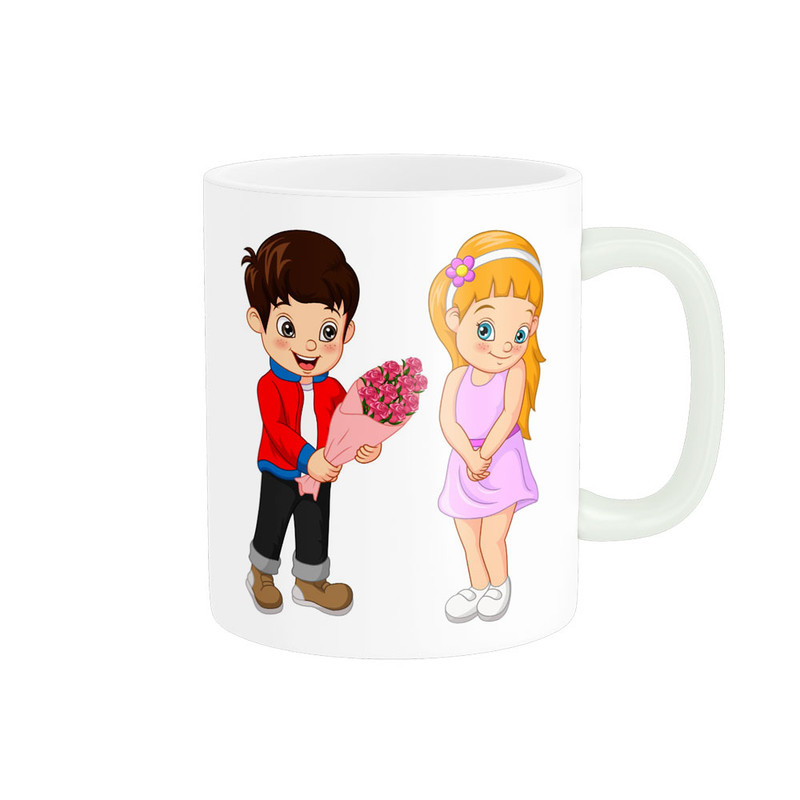ماگ پادآفرین مدل عشق طرح قلب LOVE کد p6384