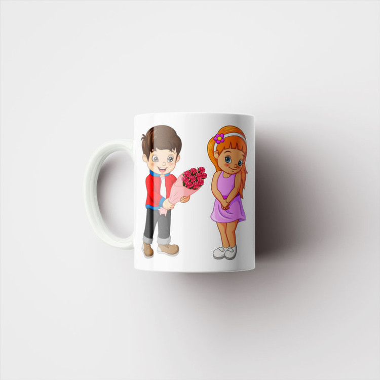 ماگ پادآفرین مدل عشق طرح قلب LOVE کد p6384