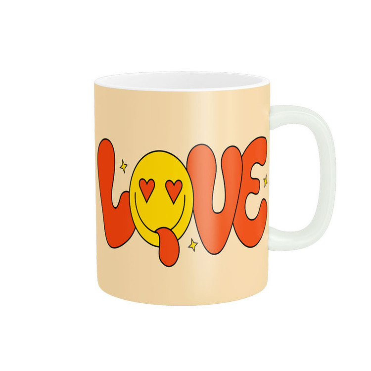 ماگ پادآفرین مدل عشق طرح قلب LOVE کد p6358