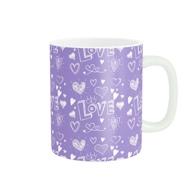 ماگ پادآفرین مدل عشق طرح قلب LOVE کد p6312