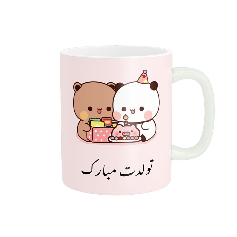 ماگ پادآفرین مدل تولدی طرح تولدت مبارک کد p8366