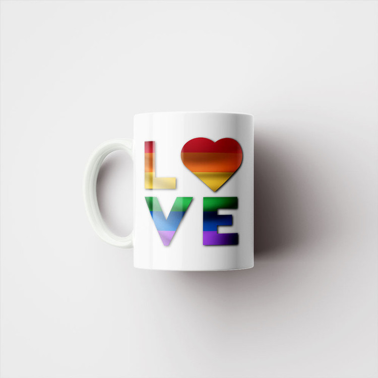 ماگ پادآفرین مدل عشق طرح قلب LOVE کد p6352
