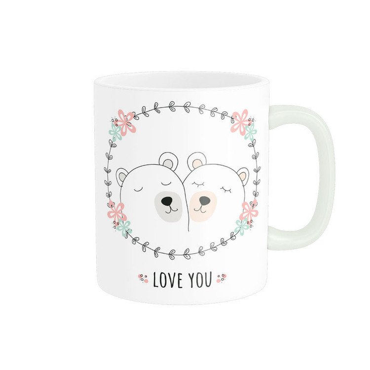 ماگ پادآفرین مدل عشق طرح قلب LOVE کد p6292