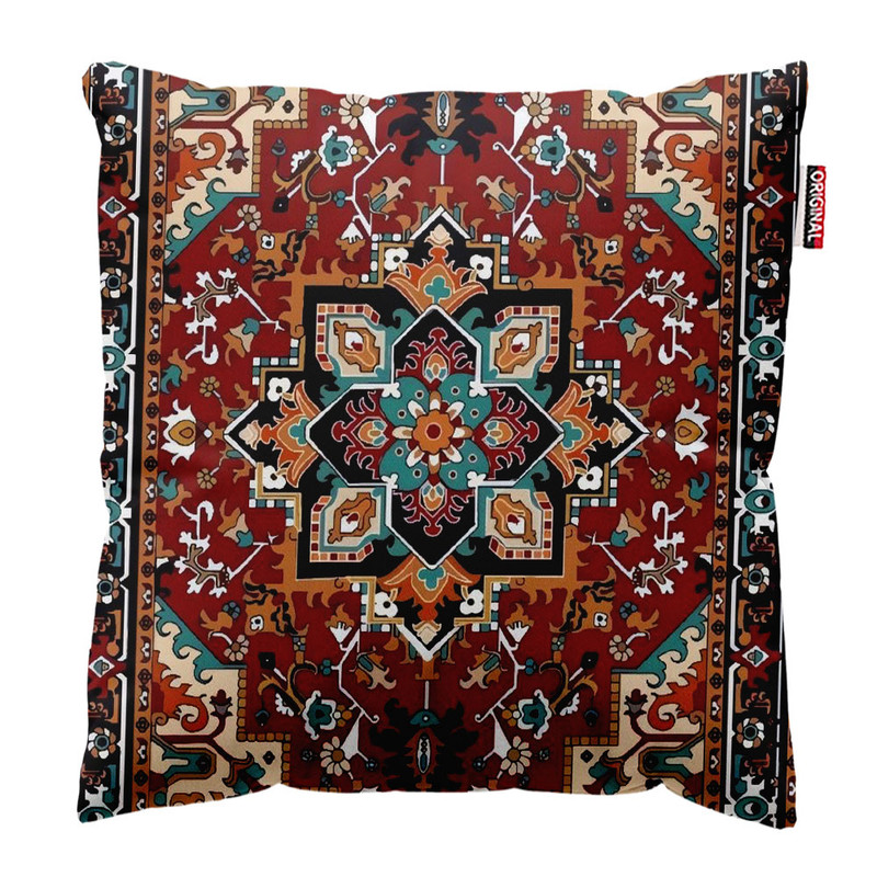 کوسن پاد آفرین طرح فرش ایرانی کد 3814 سایز 30*30 سانتی متر