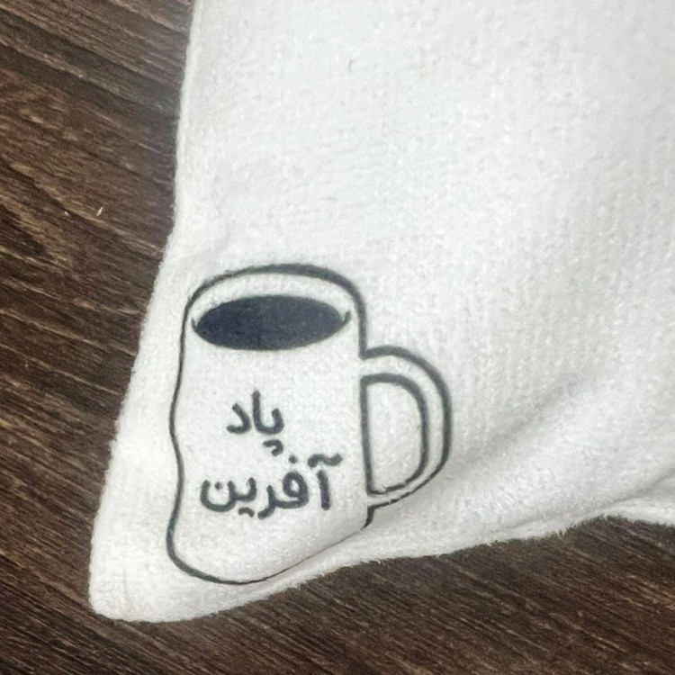 کوسن پاد آفرین طرح گل کد 3018 سایز 30*30 سانتی متر